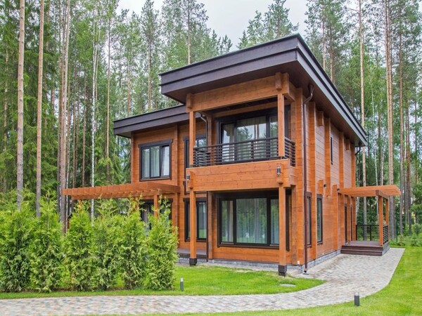 Дом из бруса 15 на 9 м